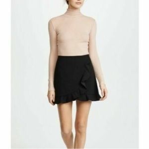 LC Lauren Conrad Eyelet Ruffle Skirt